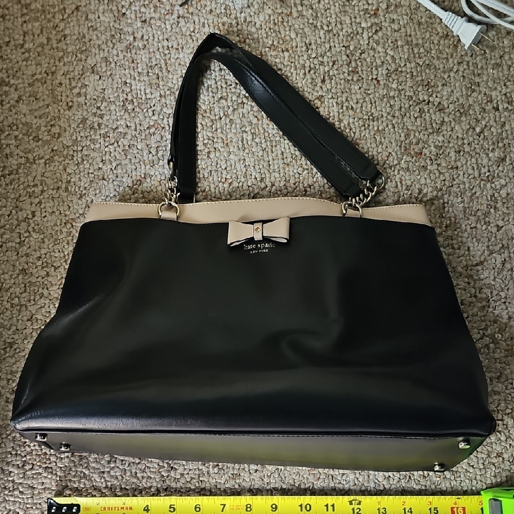 Kate Spade Black and Beige Women's Bag